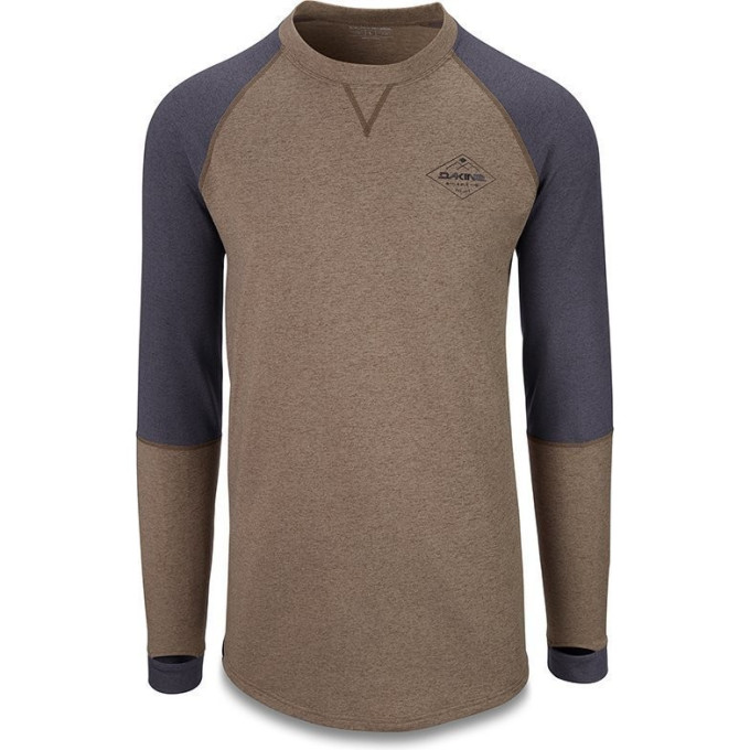 Фуфайка (термобелье) DAKINE UNION MID WEIGHT CREW TARMAC / BLACK HEATHER Размер L 10002516 (0610934295184)
