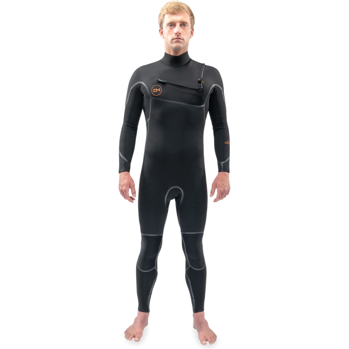 Гидрокостюм DAKINE MEN'S CYCLONE CHEST ZIP FULL SUIT 3/2mm Black, размер XLS DK22M32CZ (0604565591661)
