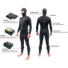 Гидрокостюм DAKINE MEN'S CYCLONE ZIP FREE HOODED 5/4mm Black Размер M DK21M54HC (0604565431905)