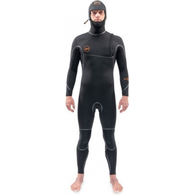 Гидрокостюм DAKINE MENS CYCLONE ZIP FREE HOODED 6/4mm BLACK, L DK21M64HC (0604565451286)