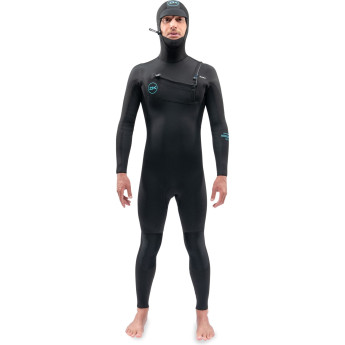 Гидрокостюм DAKINE MEN'S MISSION CHEST ZIP HOODED 4/3mm Black Размер M