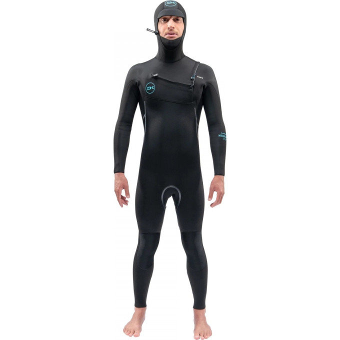 Гидрокостюм DAKINE MENS MISSION CHEST ZIP HOODED 6/5/4mm BLACK, M DK21M654HMZ (0604565451538)