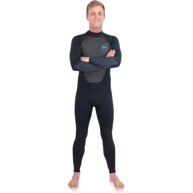 Гидрокостюм DAKINE MEN'S QUANTUM BACK ZIP FULL SUIT 5/4/3mm GBS Black/Grey, размер L DK22M543QBZ (0604565594426)