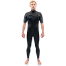 Гидрокостюм DAKINE MEN'S QUANTUM CHEST ZIP SHORT SLEEVED FULL SUIT 2/2mm Black/Grey, размер M DK22M22QSSZ (0604565593832)