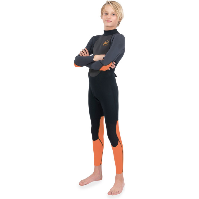 Гидрокостюм детский DAKINE KIDS QUANTUM B/Z FULL SUIT 4/3 GBS Black/camo, размер 6 DK01K43QBZC1J (0604565736482)