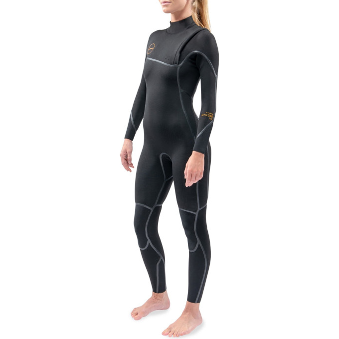 Гидрокостюм женский DAKINE WOMEN'S CYCLONE ZIP FREE FULL SUIT 3/2mm Black Размер 14 DK21W32C (0604565435866)