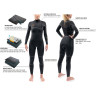 Гидрокостюм женский DAKINE WOMEN'S CYCLONE ZIP FREE FULL SUIT 4/3mm Black Размер 14 DK21W43C (0604565435774)