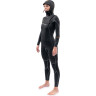 Гидрокостюм женский DAKINE WOMEN'S CYCLONE ZIP FREE HOODED 5/4mm Black Размер 12 DK21W54HC (0604565435484)