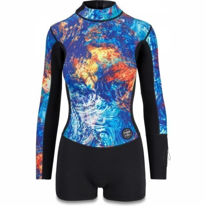 Гидрокостюм женский DAKINE WOMEN'S MISSION 1MM SPRINGSUIT KASSIA ELEMENTAL Размер S 10002798 (0610934328769)