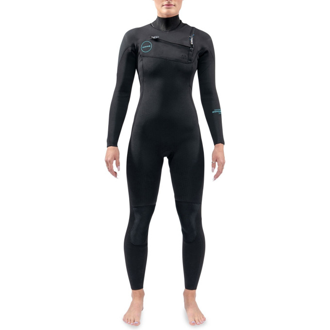 Гидрокостюм женский DAKINE WOMEN'S MISSION CHEST ZIP FULL SUIT 3/2mm Black Размер 16 DK21W32MZ (0604565436603)