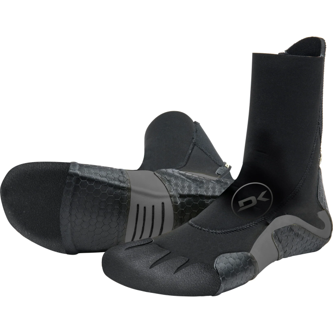 Гидротапки DAKINE UNISEX QUANTUM ROUND TOE BOOT 5mm Black, размер 9 DK22U5QRTB (0604565452795)