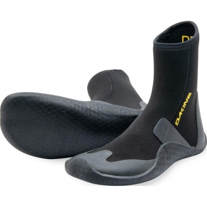 Гидротапки DAKINE UNISEX RT BOOT 5MM BLACK Размер 6 DK22U5RB (0604565452948)