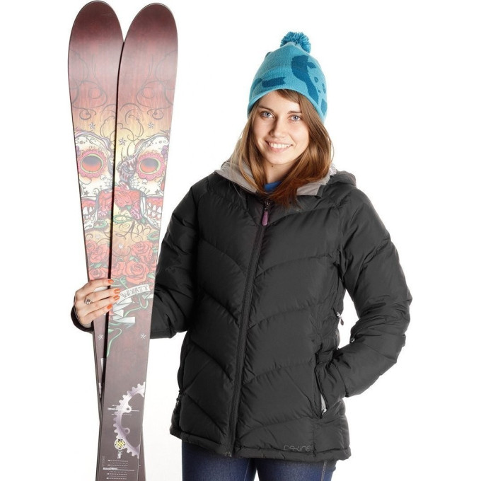 Куртка пуховая DAKINE 20К ж WOMENS KENSINGTON DOWN JACKET BLACK Размер M 8700500 (0610934739190)