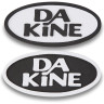 Наклейка на доску DAKINE RETRO OVAL STOMP BLACK / WHITE 10003290 (0610934385601)