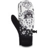 Варежки женские DAKINE ELECTRA MITT WHITE/BLACK Размер M 10003139 (0194626403076)