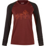 Фуфайка (термобелье) женская DAKINE HILLCREST CREW ROSEWOOD/BLACK Размер M 10000684 (0610934076349)